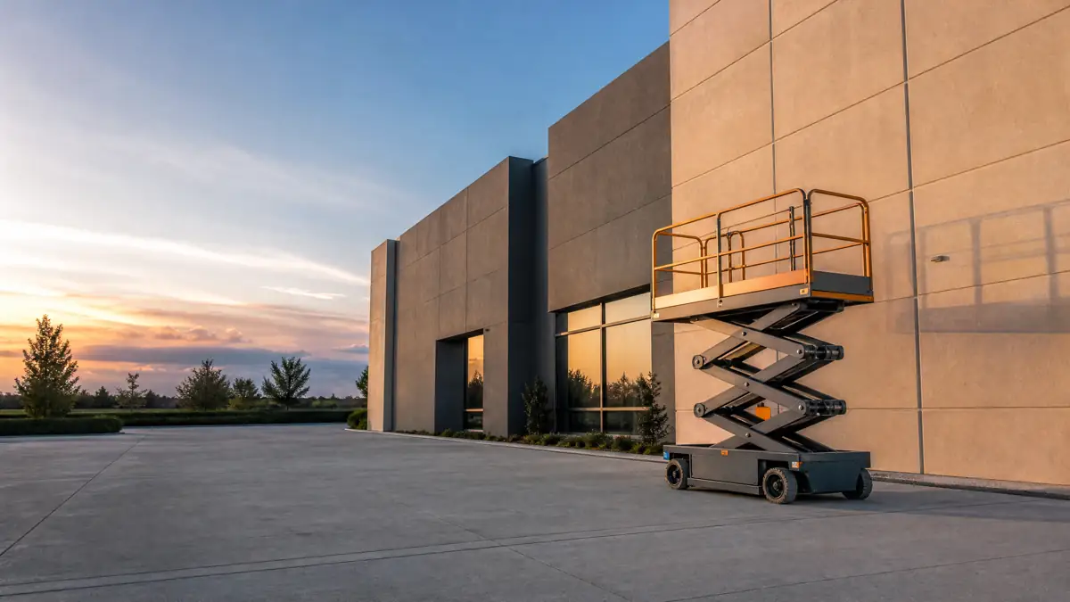 Electric Scissor Lifts jobsite access in Salt Lake City